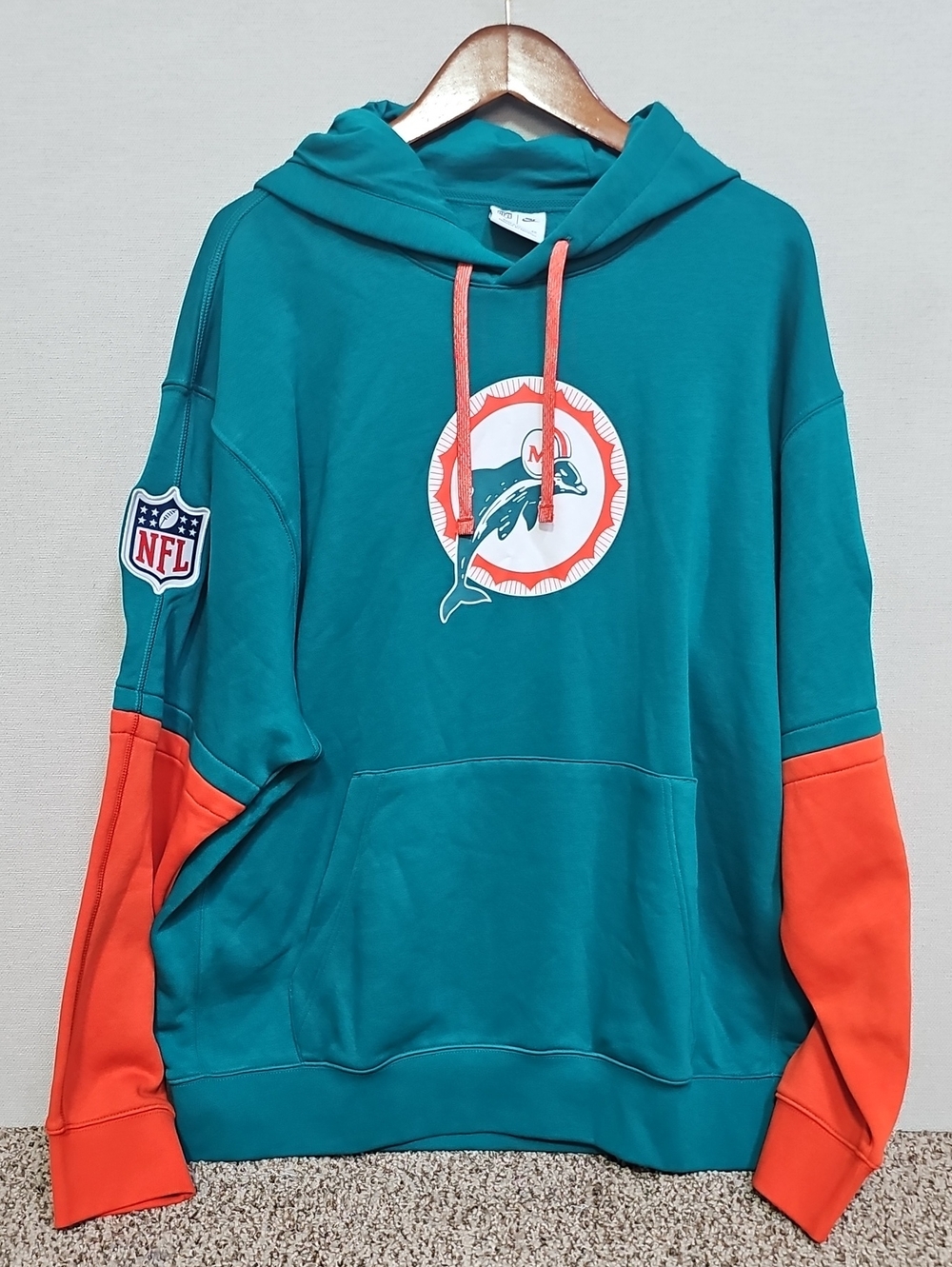 NIKE MIAMI DOLPHINS THROWBACK CLUB HOODIE BFPM-09-096